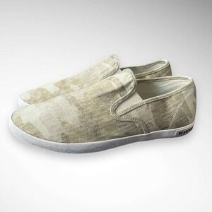 SEAVEES Women's Baja Slip-On Saltwash Camo Print Sneakers Size 10 | EUC